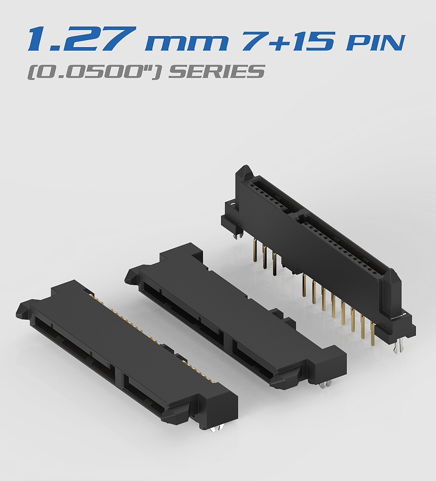 1.27mm 7+15Pin (0.0500") Series